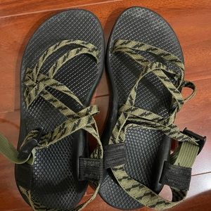 Green/ Black Chaco sandals